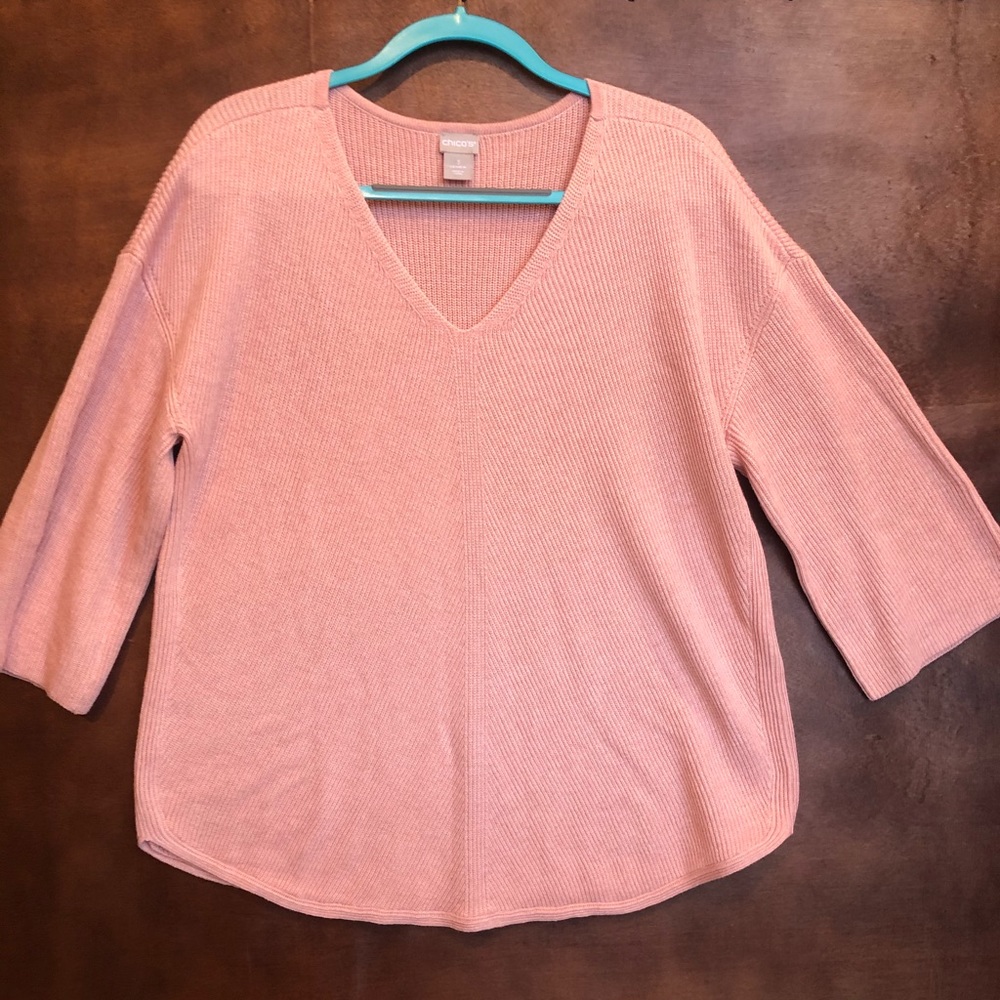 Chico’s peach sweater
